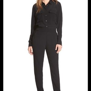 Black Madewell Long-sleeved Jumpsuit